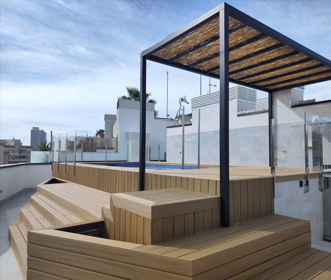 Suelos composite exterior